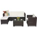 BICA Мебели за отдих от техноратан Colorado Relax Corne 5 кафяв Bica (BCCOLLCOR5BR)