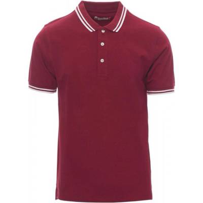 Payper Skipper 000073-0021 polotriko s krátkym rukávom bordeaux/biela