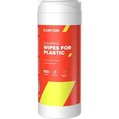 CANYON Plastic Cleaning Wipes, Non-woven wipes impregnated with a special cleaning composition, with antistatic and disinfectant (CNE-CCL12)