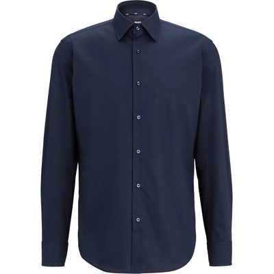HUGO BOSS Men's H-JOE-Kent Shirt Impeccable Tailoring - Dark Blue 404