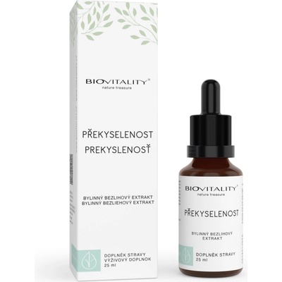Green idea Překyselenost bezlihová tinktura kapky 25 ml