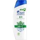 Head & Shoulders Menthol Fresh 2in1 šampon a kondicionér 2 v 1 proti lupům 625 ml