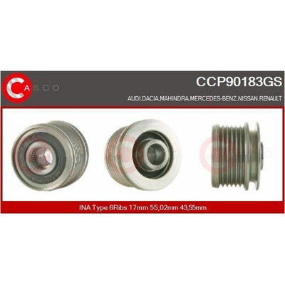 Řemenice, generátor CASCO CCP90183GS