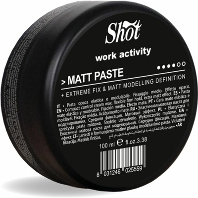 Shot Work Activity MATT PASTE - matná pasta so silnou fixáciou, 100 ml