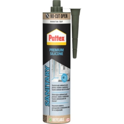 PATTEX Sanitárny silikón Premium, manhattan, 280 ml