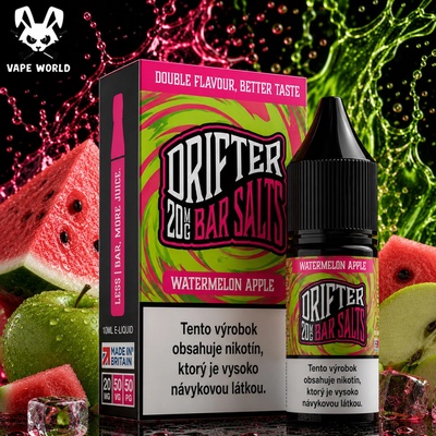 Juice Sauz Drifter Bar Salts Watermelon Apple 10 ml 20 mg