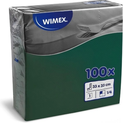 Wimex Obrúsok 1V tmavozelený 33x33cm 100ks