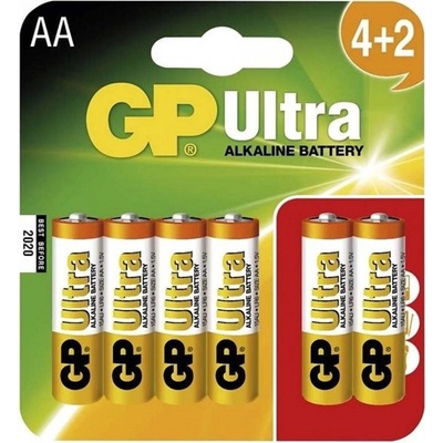 GP Ultra Alkaline AA 6ks B1921MM