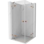 Mexen Lunar Duo душ кабина хидравлична 120 x 120 см, прозрачна, матова мед - 834-120L-120P-65-00 (834-120L-120P-65-00)