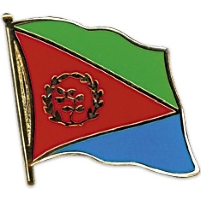 Odznak (pins) 20mm vlajka Eritrea - barevný