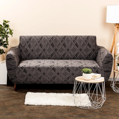 4Home Multielastický potah na dvojkřeslo Comfort Plus šedá, 140 - 180 cm, 140 - 180 cm