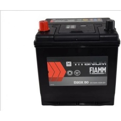 Fiamm Black Titanium 12V 50Ah 420A D20X 50