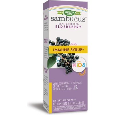 Nature's Way Sambucus Immune Syrup for Kids, 240 ml, Nature's Way