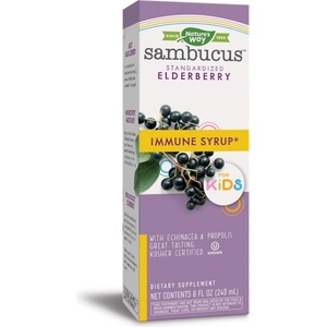 Nature's Way Sambucus Immune Syrup for Kids, 240 ml, Nature's Way
