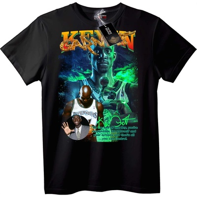 NOONEBRAND Тениска Кевин Гарнет Баскетбол - 2XL, White
