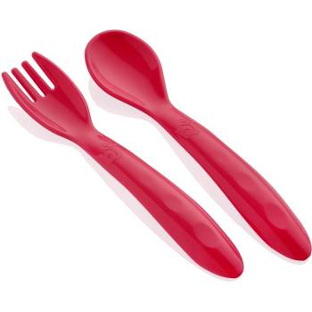 Image 1 of BabyJem Комплект виличка и лъжичка BabyJem - Розов (495)