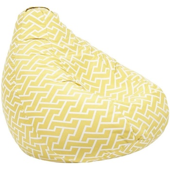 Image 1 of PUFRELAX Пуф круша 320л. Nirvana Grande, Zippity Yellow, Перящ се калъф, Пълнеж от Полистиролни перли, Гама Premium (PUF-G-NGR-PT-ZIY)