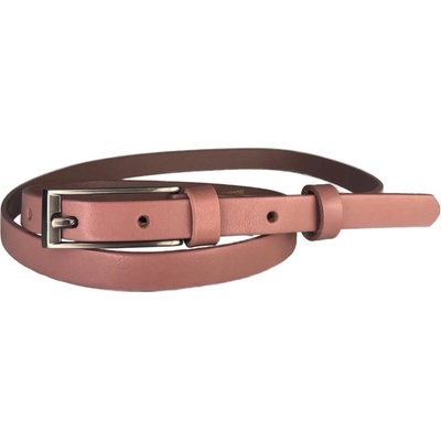 Penny Belts kožený opasek 15-1-503 růžový