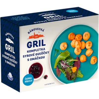 Milsy Gril kompletka Sýrové kuličky s omáčkou z černého rybízu 210 g