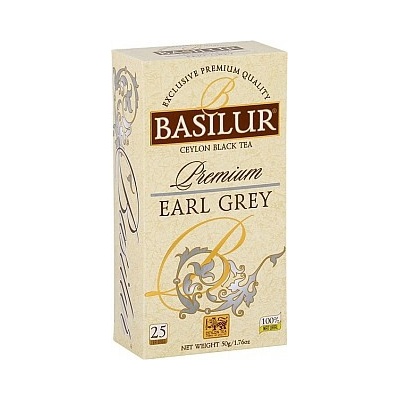 Basilur Premium Earl Grey neprebal 25 x 2 g
