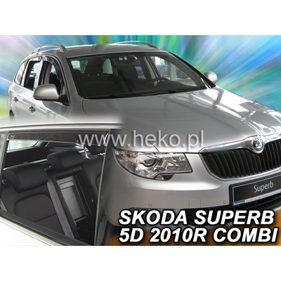 Deflektory Škoda Superb II combi 2009 - 2015