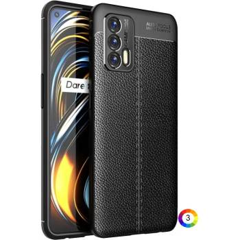 Image 1 of OPPO Realme GT 5G Удароустойчив Litchi Skin Калъф и Протектор