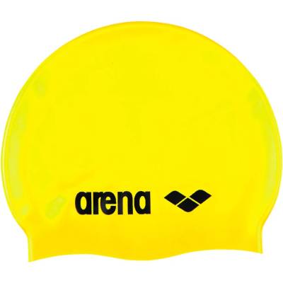 Arena Шапка за плуване Arena Classic Silicone Swim cap - Yellow / Black - размер One Size (581-0005-1311)