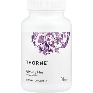Thorne Ginseng Plus with Lion's Mane [60 капсули]