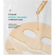 P.Calm Retinol Collagen Overnight Mask Hydrogélová maska s retinolom na noc 1 ks 36 g