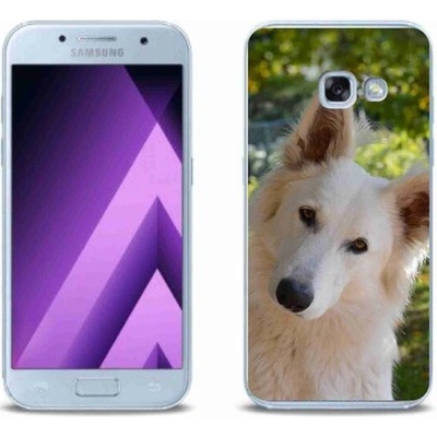 Pouzdro mmCase Gelové Samsung Galaxy A3 2017 - bílý švýcarský ovčák 1