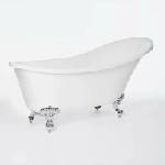 Inter Ceramic бяла акрилна ретро свободностояща вана 162.5x69.5 см (LB 1784 W)