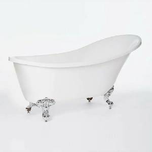 Inter Ceramic бяла акрилна ретро свободностояща вана 162.5x69.5 см (LB 1784 W)
