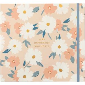 Busy B Тефтер за рождени дни 6 стр. Pink Daisy - Busy B (6401)