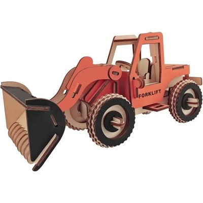 Woodcraft construction kit Woodcraft Дървен 3D пъзел Багер