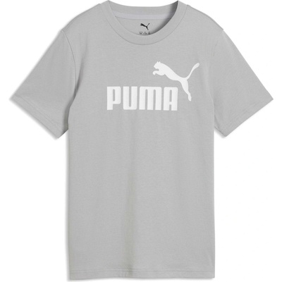 Puma Essentials No. 1 Logo Tee sivá, biela