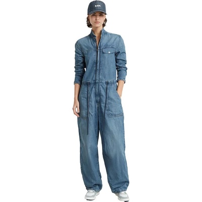 G-STAR Гащеризон G-Star Cocoon long sleeve jumpsuit - Blue (Faded Bora Wind)