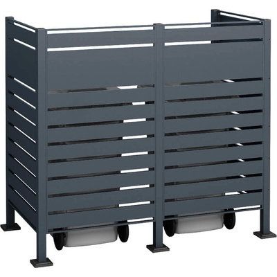 Westmann Planum 2 plechový 170 x 90 x 150 cm antracit – Zbozi.Blesk.cz