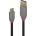 Lindy LNY-36912 : : Кабел USB 3.2 Type A към C, M-M, 10Gbps, Anthra Line, черен, 1.5 м