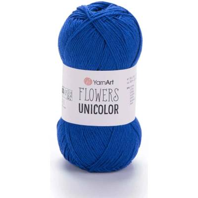 Yarn Art Flowers Unicolor 752 královská modrá