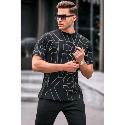 Madmext Мъжка тениска 6061 - Черна #394474 (394474_Черно)