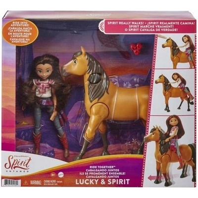 Mattel GXF95 Lucky a Spirit Společná jízda
