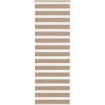 vidaXL Зеброва щора, пясъчно кафява, 85x200 см, ширина на плата 80, 9 см, полиестер (4014570)
