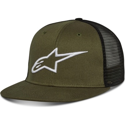 Alpinestars CORP TRUCKER HAT zelená/černá
