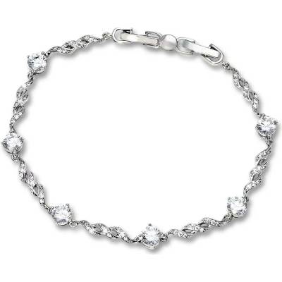 Elanis Jewel Dámský romantický náramek Danielle se zirkony EJ00458
