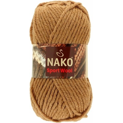 Nako Sport Wool 10126 hnedá