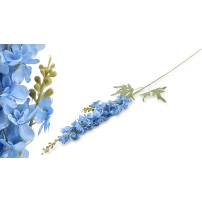 Mondex Umelá kvetina VIRIDIS Delphinium I. 88 cm modrá