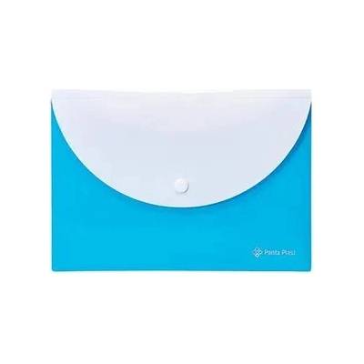 PANTA PLAST Obal na patent, A5, PP, s dvomi vreckami, PANTA PLAST, neónovo modrá