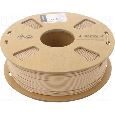 Gembird PLA, 1,75mm, 1kg, prírodné drevo 3DP-PLA-WD-01-NAT