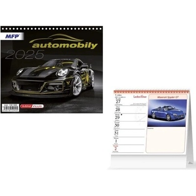 Automobily stolní autor neuvedený 2025