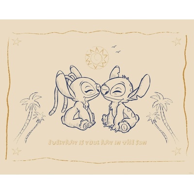 Komar Plakát Disney Lilo and Stitch Your Day in the Sun 50 x 40 cm
